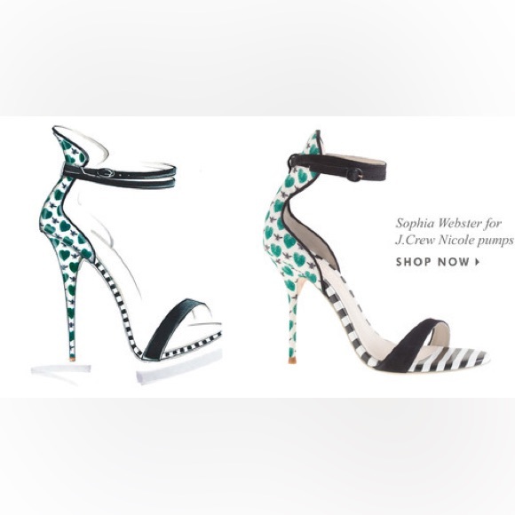 NWOT Sophia Webster x J.Crew Nicole heels - size 37 - Picture 2 of 9